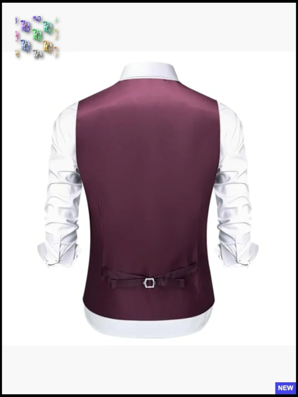 Men's Linen Vest Set Formal Elegant Vintage Tuxedo Waistcoat Wedding Accessories